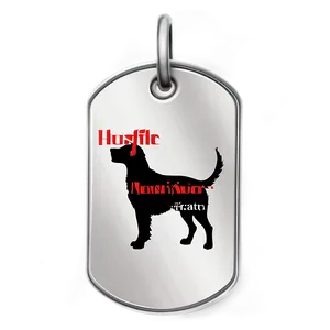 Dog Tag With Name PNG Hql