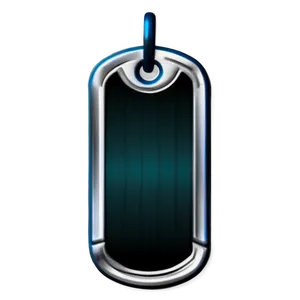Dog Tag With Reflective Stripe PNG 52 PNG