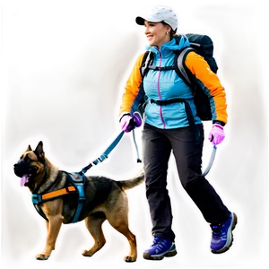 Dog Walking Gear PNG 06252024
