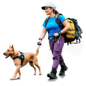 Dog Walking Safety Gear PNG 06252024