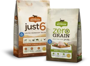 Dogand Cat Food Packages PNG