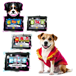 Dogs In Costumes PNG 05242024