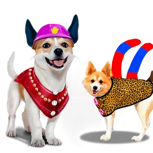 Dogs In Costumes PNG Qjp