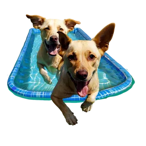 Dogs In Pools PNG Sfj66