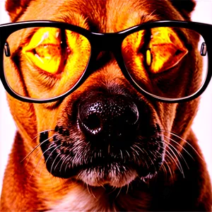 Dogs With Glasses PNG 05242024