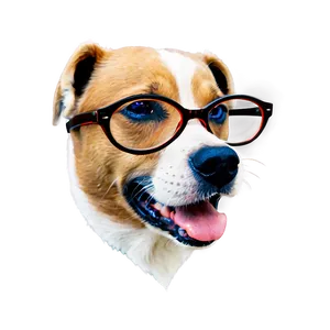 Dogs With Glasses PNG Tgq