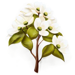 Dogwood D PNG image