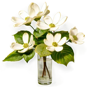 Dogwood Floral Arrangement Png 06282024 PNG image