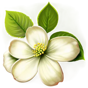 Dogwood Flower Silhouette PNG Pbh