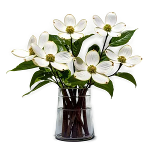 Dogwood In Vase Png 06282024 PNG image