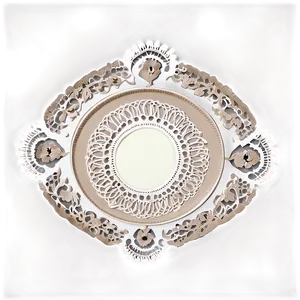 Doily Under Plate PNG 06122024 PNG