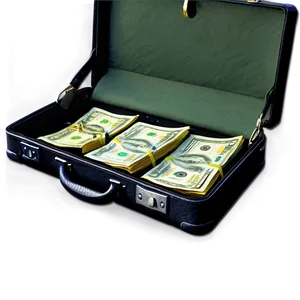 Dollar Bills In Briefcase PNG Bhl PNG