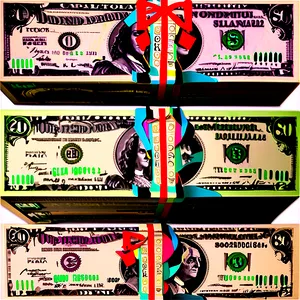 Dollar Bills Stack Side View Png 97 PNG image