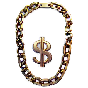 Dollar Sign Chain PNG 05242024 PNG