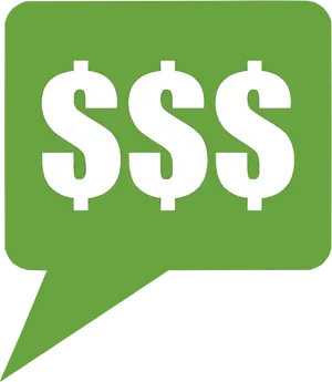 Dollar Sign Speech Bubble