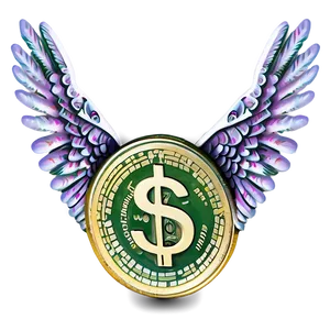 Dollar Sign With Wings PNG Tgo11 PNG