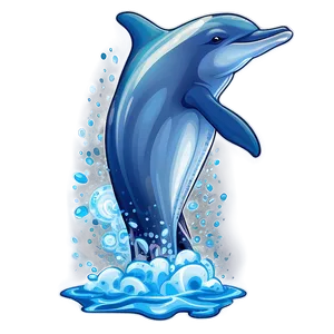 Dolphin Illustration Png Dcv65 PNG image