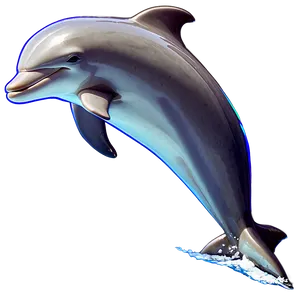 Dolphin In Water Png 05062024 PNG image