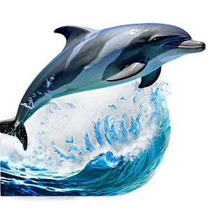 Dolphin Waves Png Gdy PNG image
