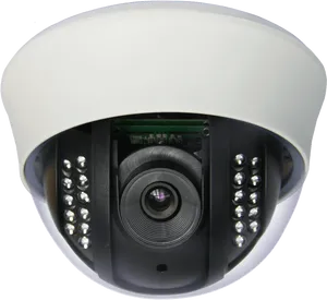 Dome Security Camera Closeup
