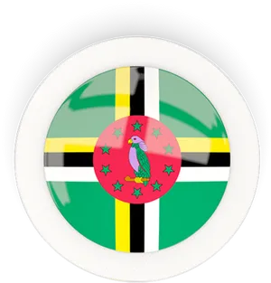 Dominica_ Flag_ Car_ Tire_ Cover PNG image