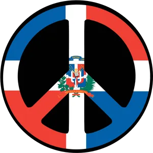 Dominican Republic Peace Symbol PNG image