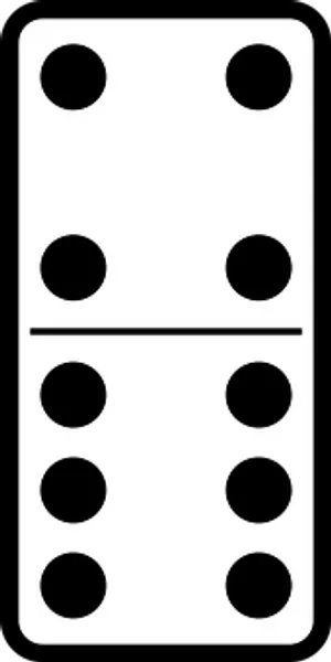 Domino Tile Six Three PNG image