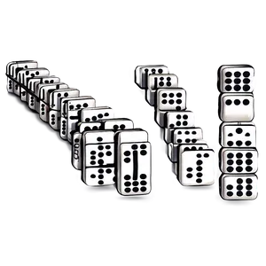 Dominoes Game For Learning Math PNG 06122024