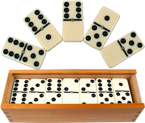 Dominoes Set Readyfor Game