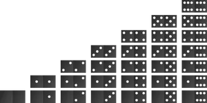 Dominoes Standingin Formation PNG