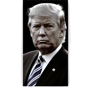 Donald Trump Presidential Portrait Png Mdl69 PNG image