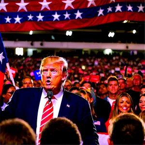 Donald Trump Rally Crowd Png 05242024 PNG image