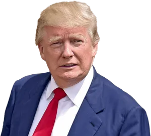 Donald Trumpin Suit PNG image