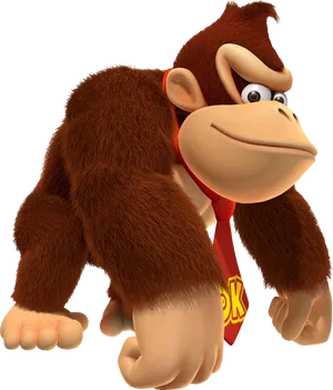 Donkey Kong Animated Character PNG image