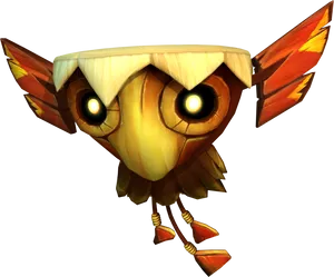Donkey Kong Animated Owl Character PNG