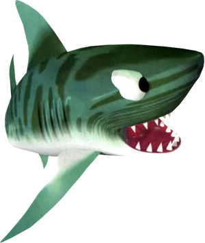 Donkey Kong Animated Shark Character
