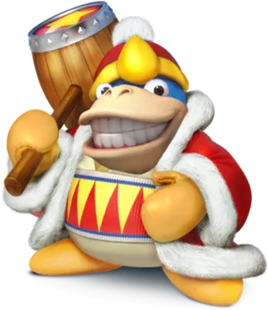 Donkey Kong Character With Drum PNG image