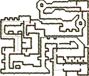 Donkey Kong Classic Maze Map PNG image