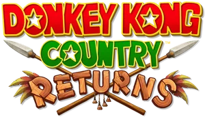 Donkey Kong Country Returns Logo PNG image