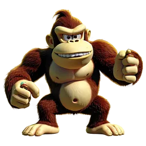 Donkey Kong Kicking PNG 40 PNG