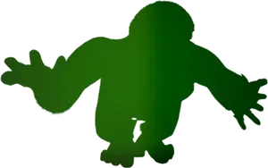 Donkey Kong Silhouette PNG