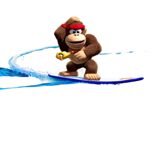 Donkey Kong Surfing PNG Lvd22 PNG
