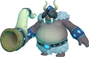 Donkey Kong Viking Character3 D Model