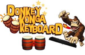 Donkey Konga Keyboard Fusion PNG