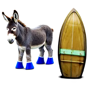 Donkey On The Beach PNG Chy