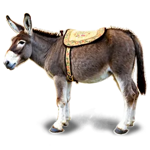 Donkey Side View PNG Nsx53