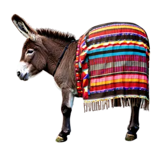 Donkey With Blanket PNG 30 PNG
