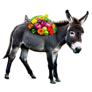 Donkey With Hat PNG Ldx