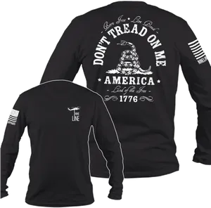 Dont Tread On Me America Long Sleeve Shirt PNG image