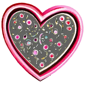 Doodle Heart Outline Png 77 PNG image